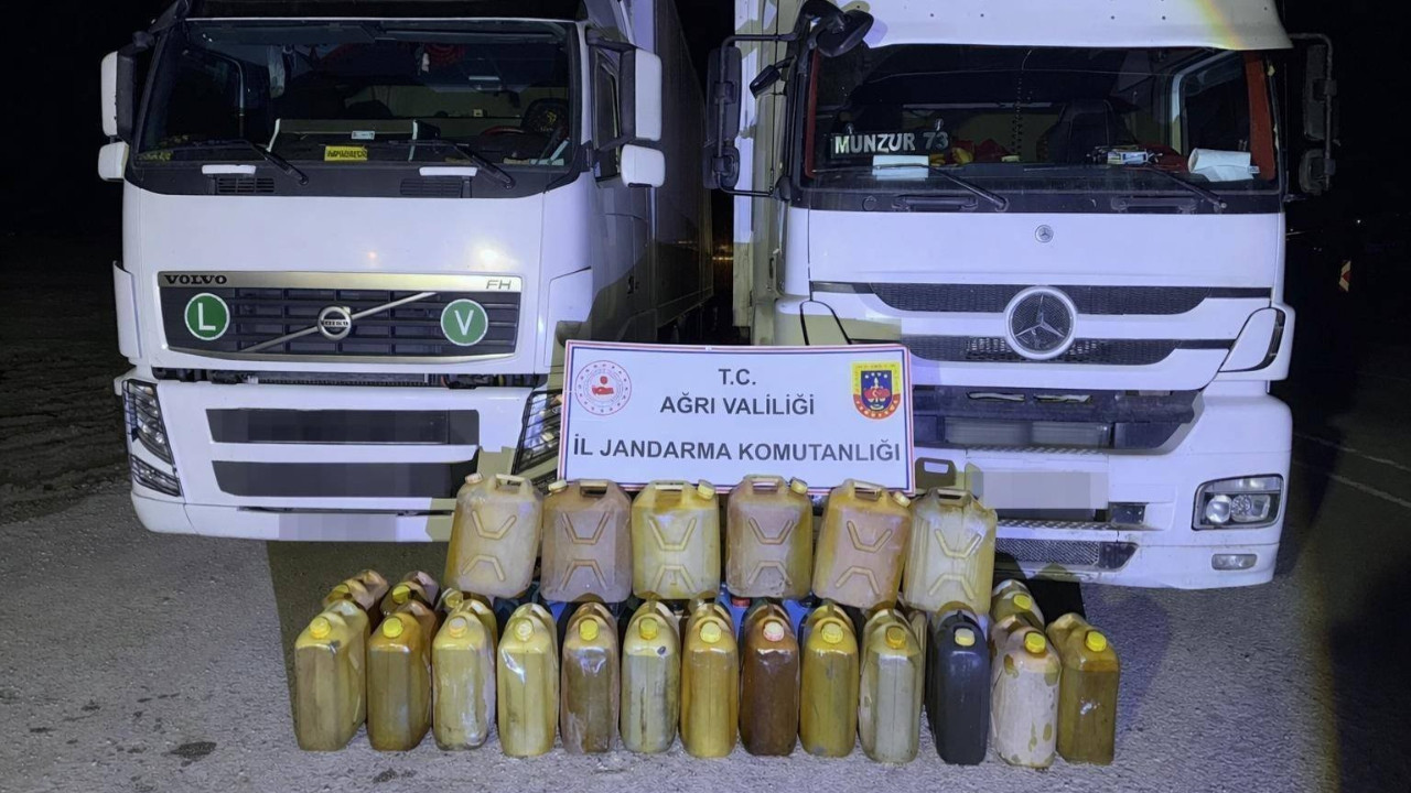 Ağrı’da Kaçak Akaryakıt İle Mücadele: İki Kişi Gözaltında